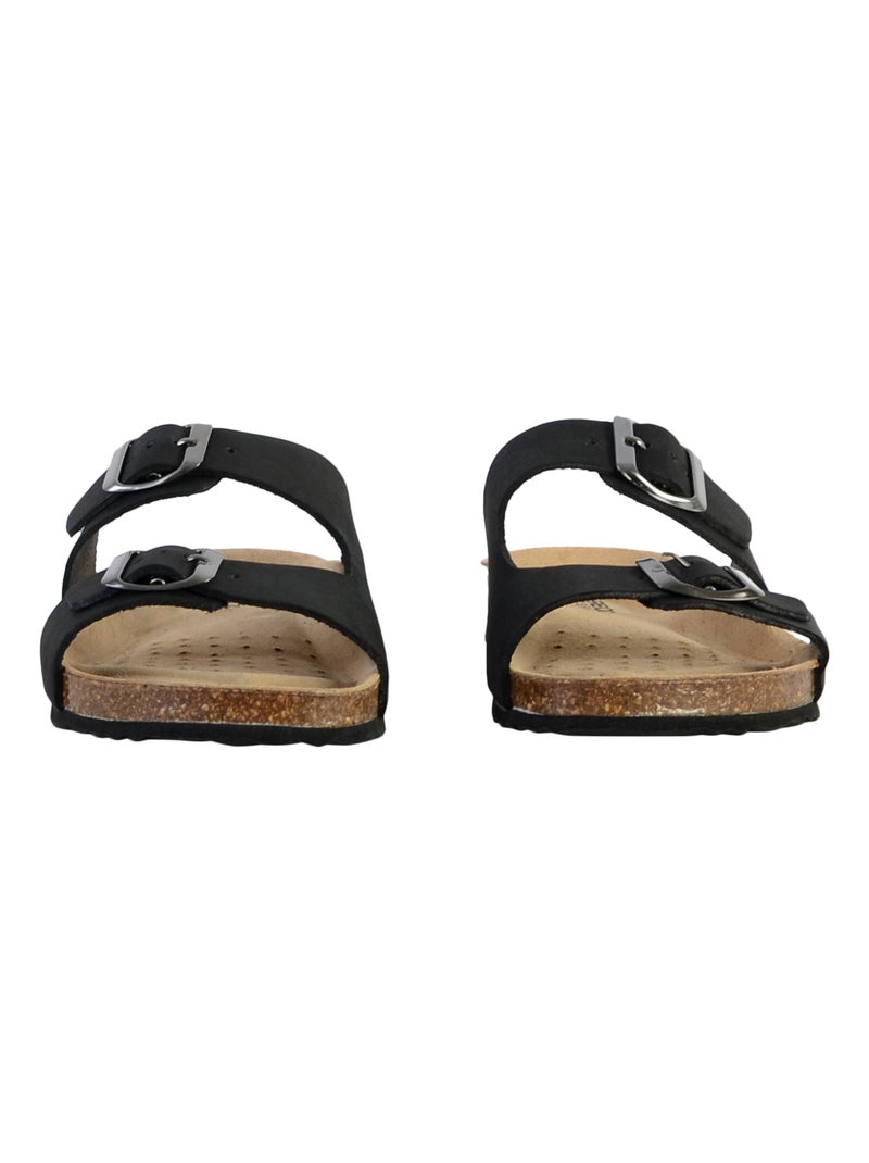 Mules à Enfiler Geox Brionia Noir - Kiabi