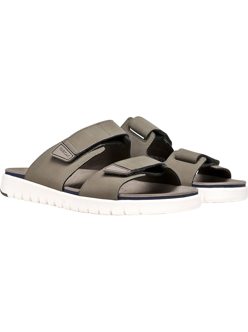 Mules à Enfiler Geox Flextride Gris - Kiabi