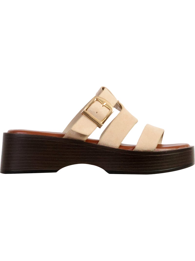Mules à Enfiler Joia Beige - Kiabi