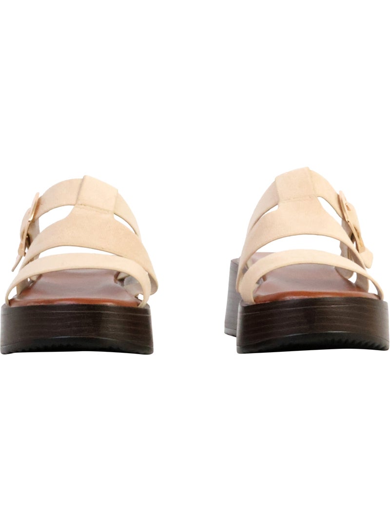Mules à Enfiler Joia Beige - Kiabi