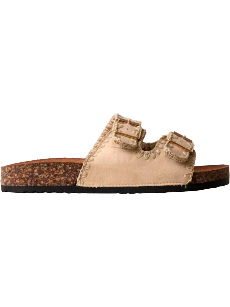 Mules à Enfiler Joia Beige - Kiabi