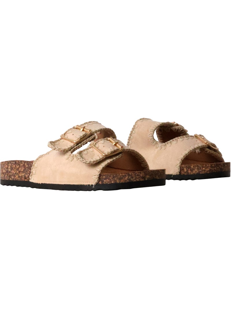 Mules à Enfiler Joia Beige - Kiabi