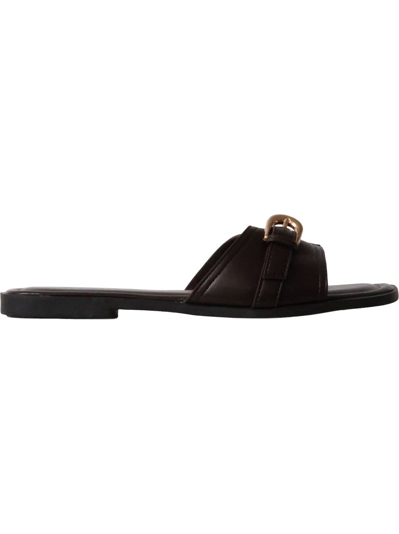 Mules à Enfiler Joia Marron - Kiabi