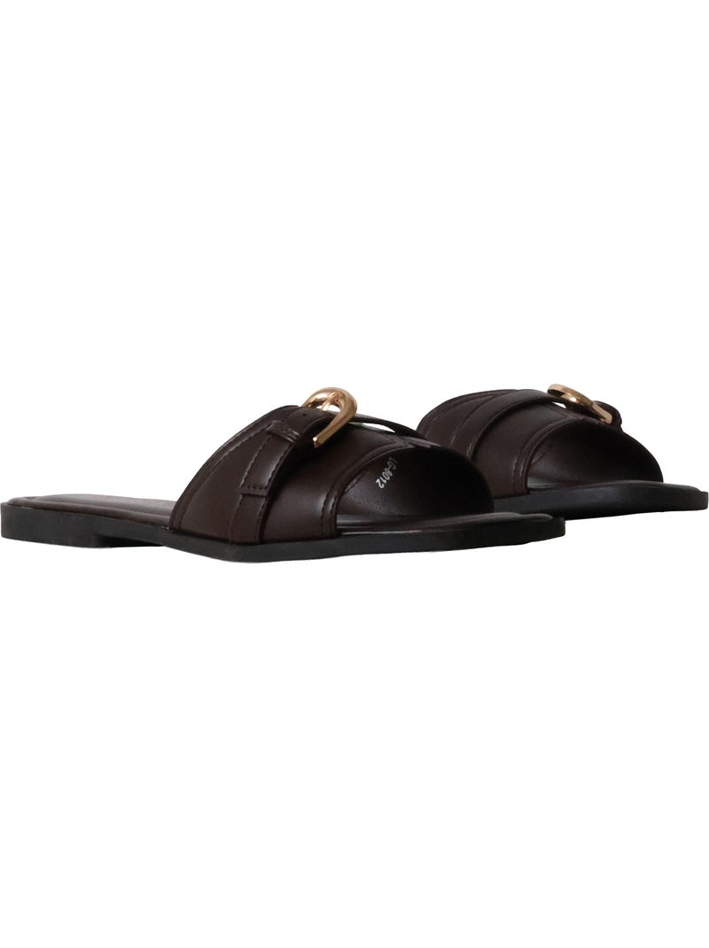 Mules à Enfiler Joia Marron - Kiabi