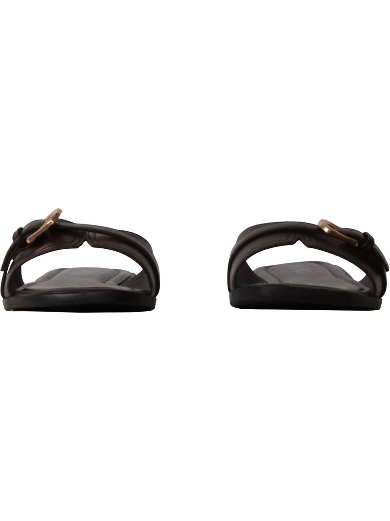 Mules à Enfiler Joia Marron - Kiabi