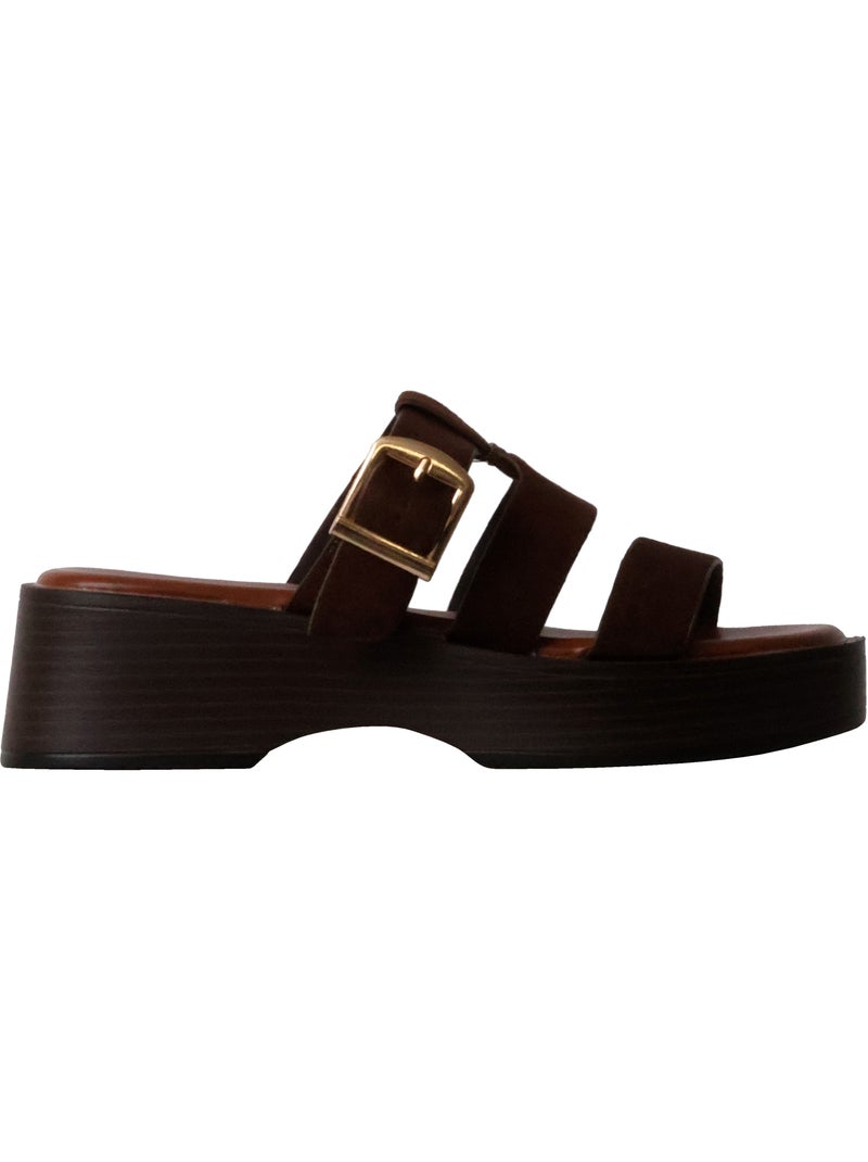 Mules à Enfiler Joia Marron - Kiabi