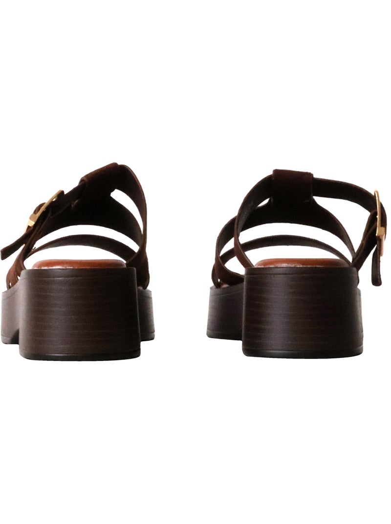 Mules à Enfiler Joia Marron - Kiabi