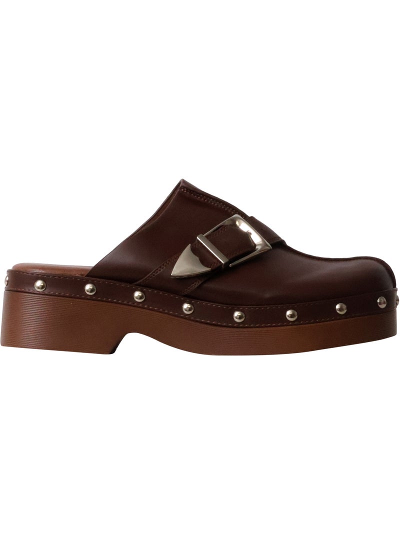Mules à Enfiler Joia Marron - Kiabi