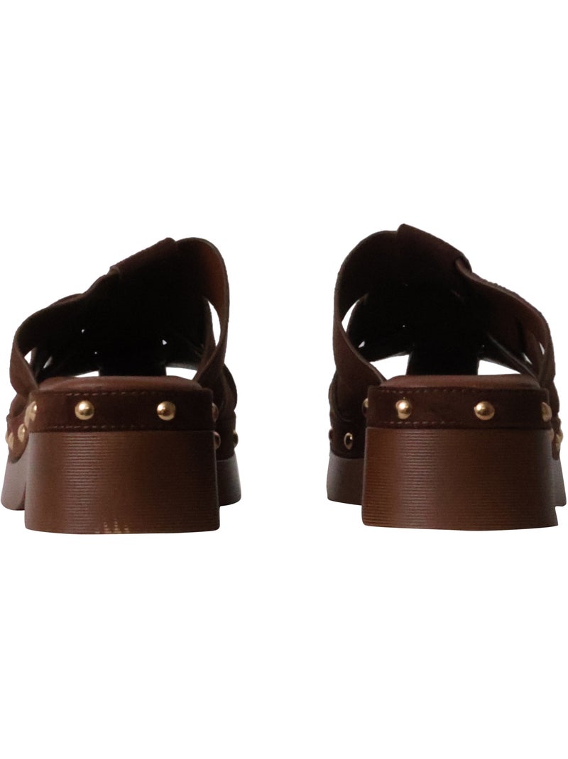 Mules à Enfiler Joia Marron - Kiabi