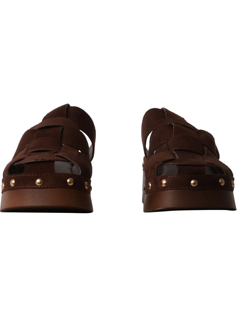 Mules à Enfiler Joia Marron - Kiabi