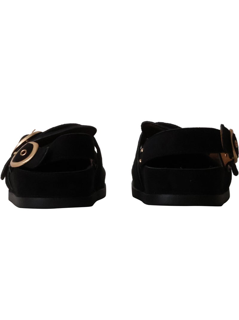Mules à enfiler joia Noir - Kiabi