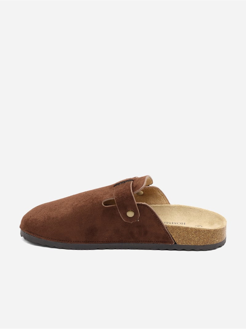 Mules à enfiler Marron - Kiabi