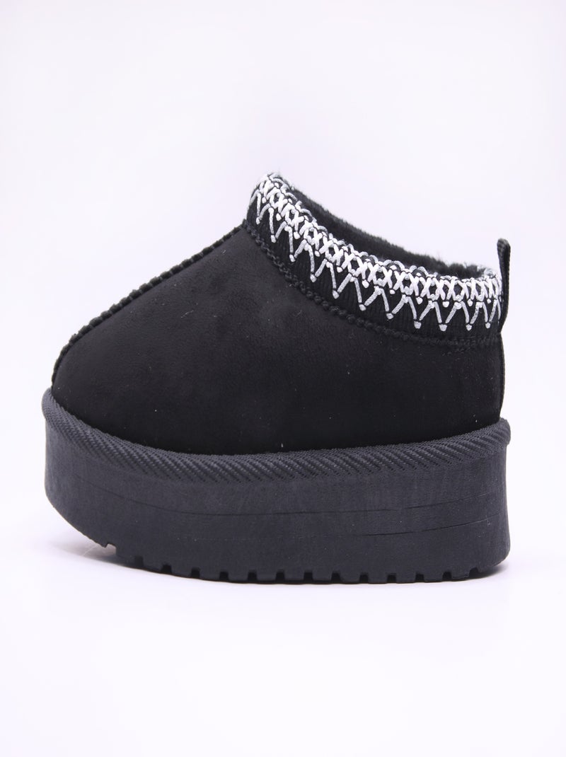 Mules à enfiler Noir - Kiabi