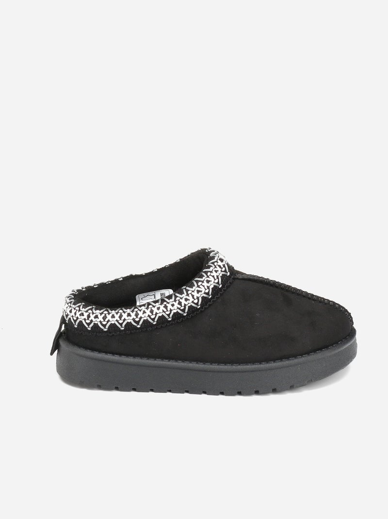 Mules à enfiler Noir - Kiabi