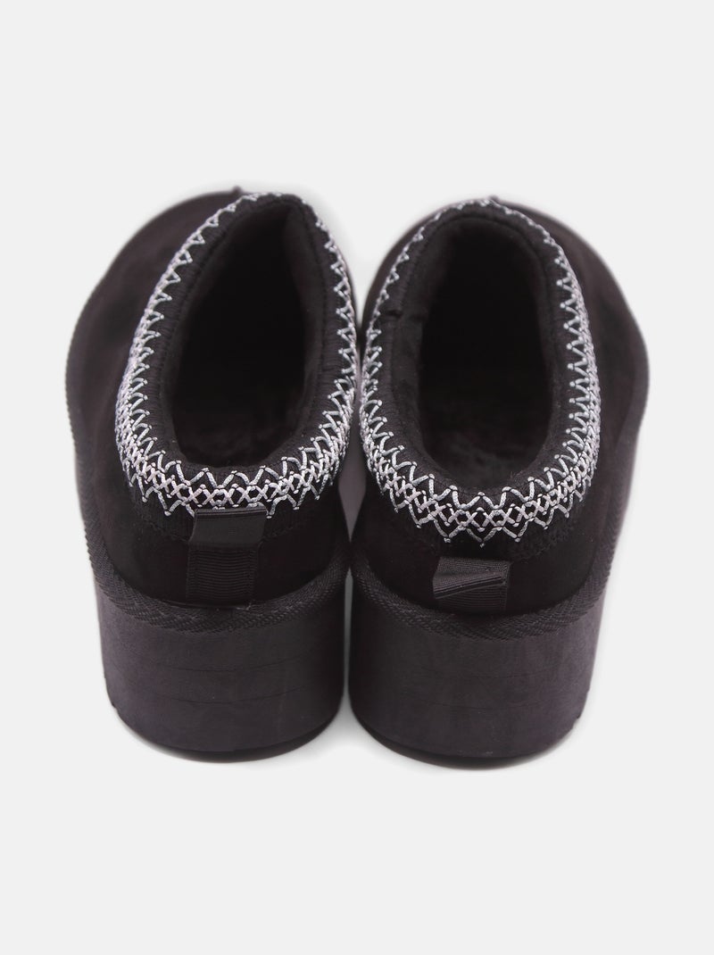 Mules à enfiler Noir - Kiabi