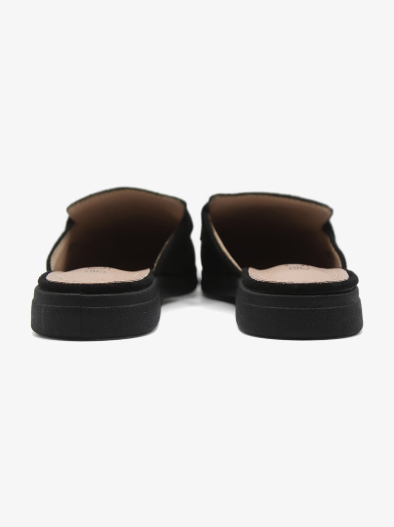 Mules à enfiler Noir - Kiabi