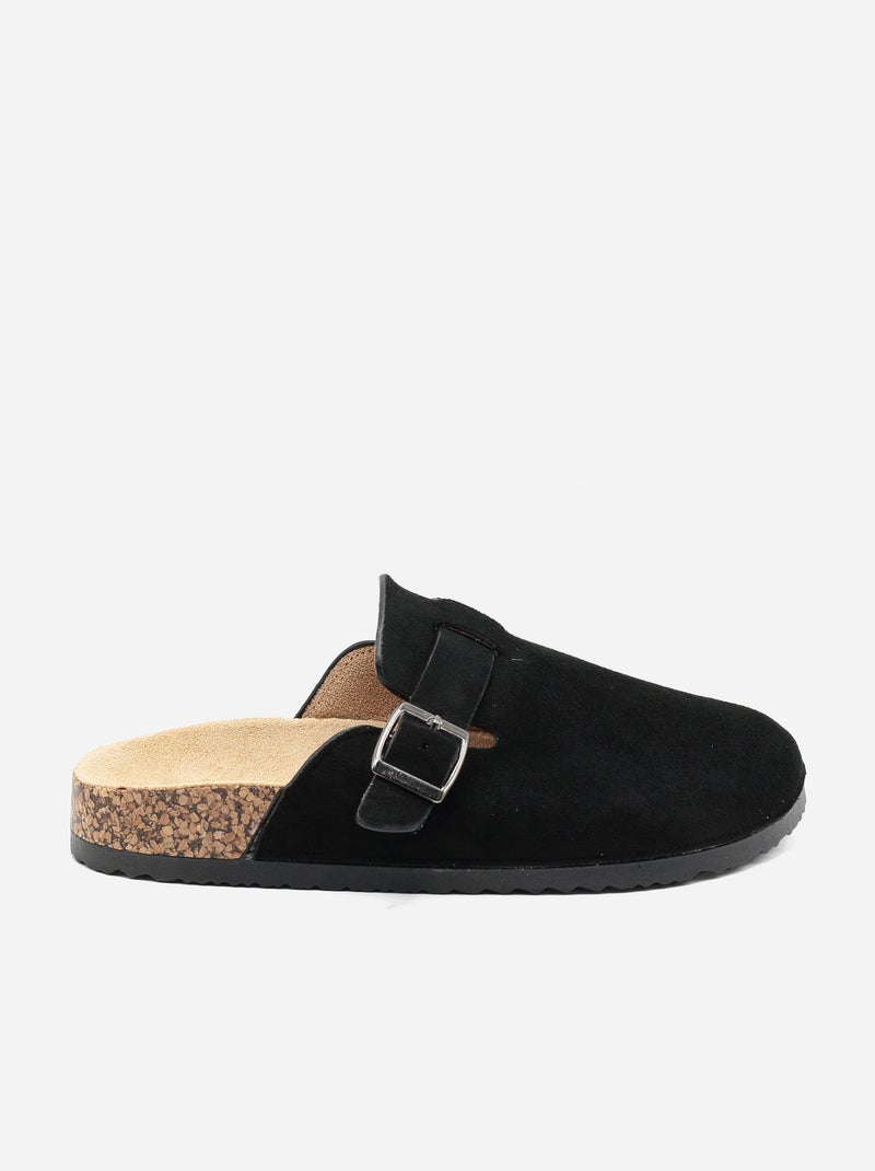Mules à enfiler Noir - Kiabi