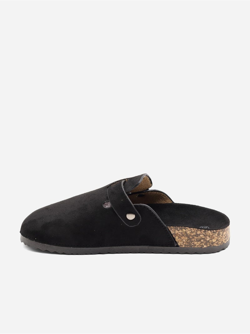Mules à enfiler Noir - Kiabi
