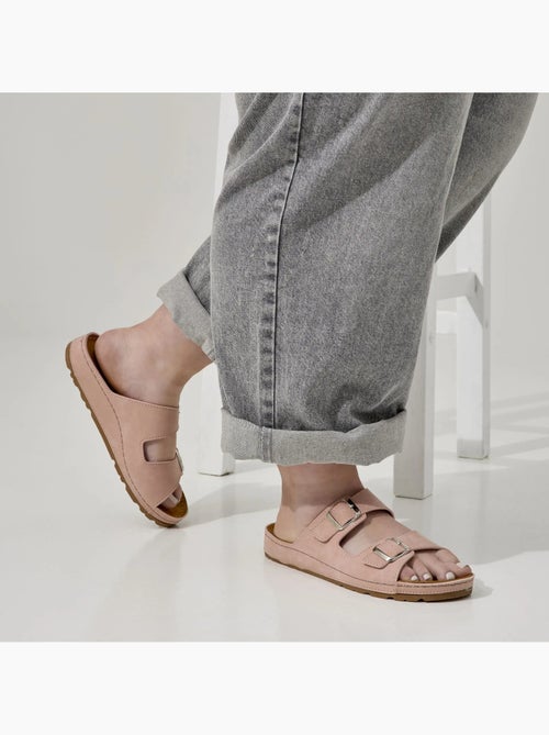 Mules à enfiler pieds larges h - hibiscus - Kiabi Mules à enfiler pieds larges h - hibiscus - Kiabi