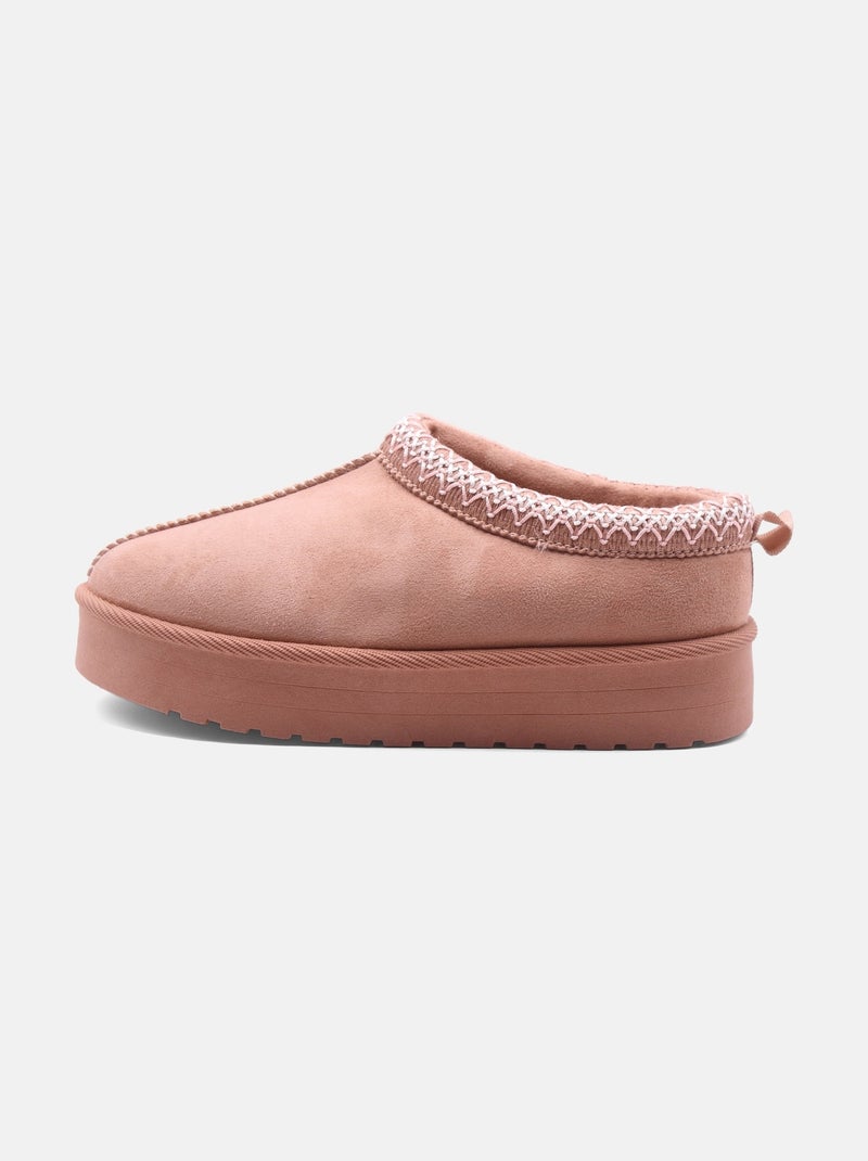 Mules à enfiler Rose - Kiabi
