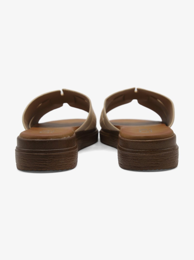 Mules à enfiler Rose - Kiabi