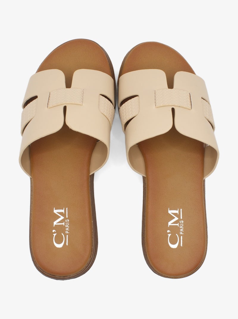 Mules à enfiler Rose - Kiabi