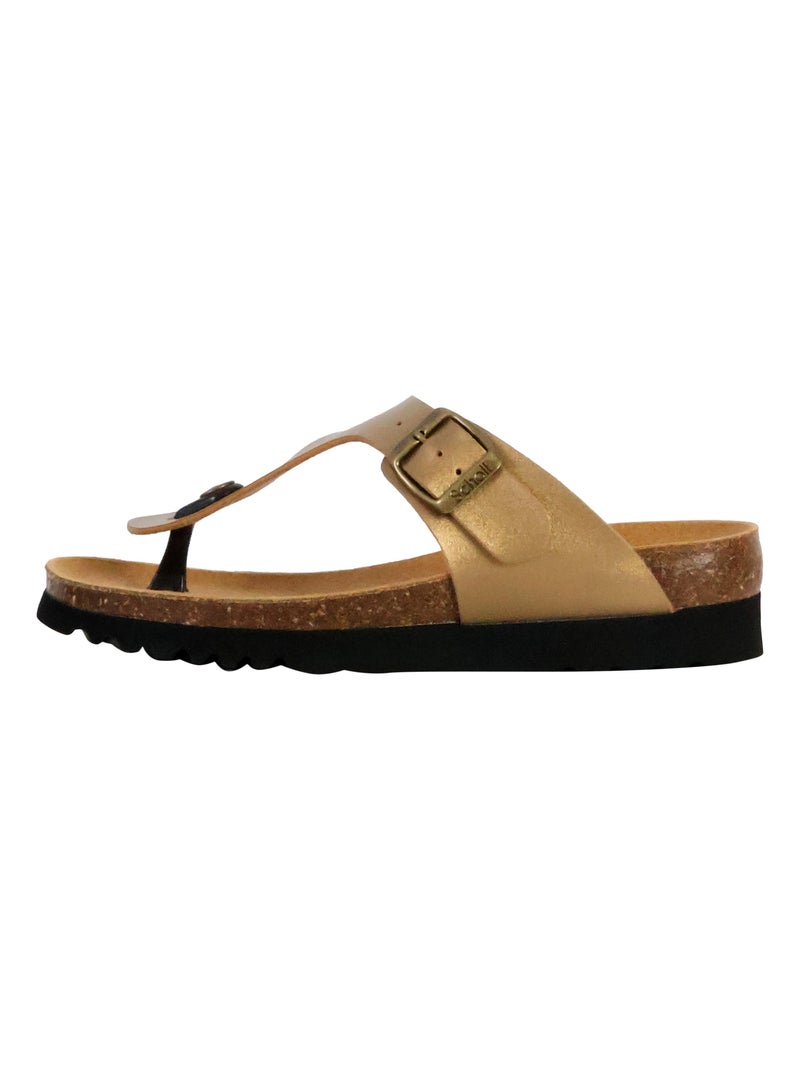 Mules à Enfiler Scholl Boa Vista Doré/or - Kiabi