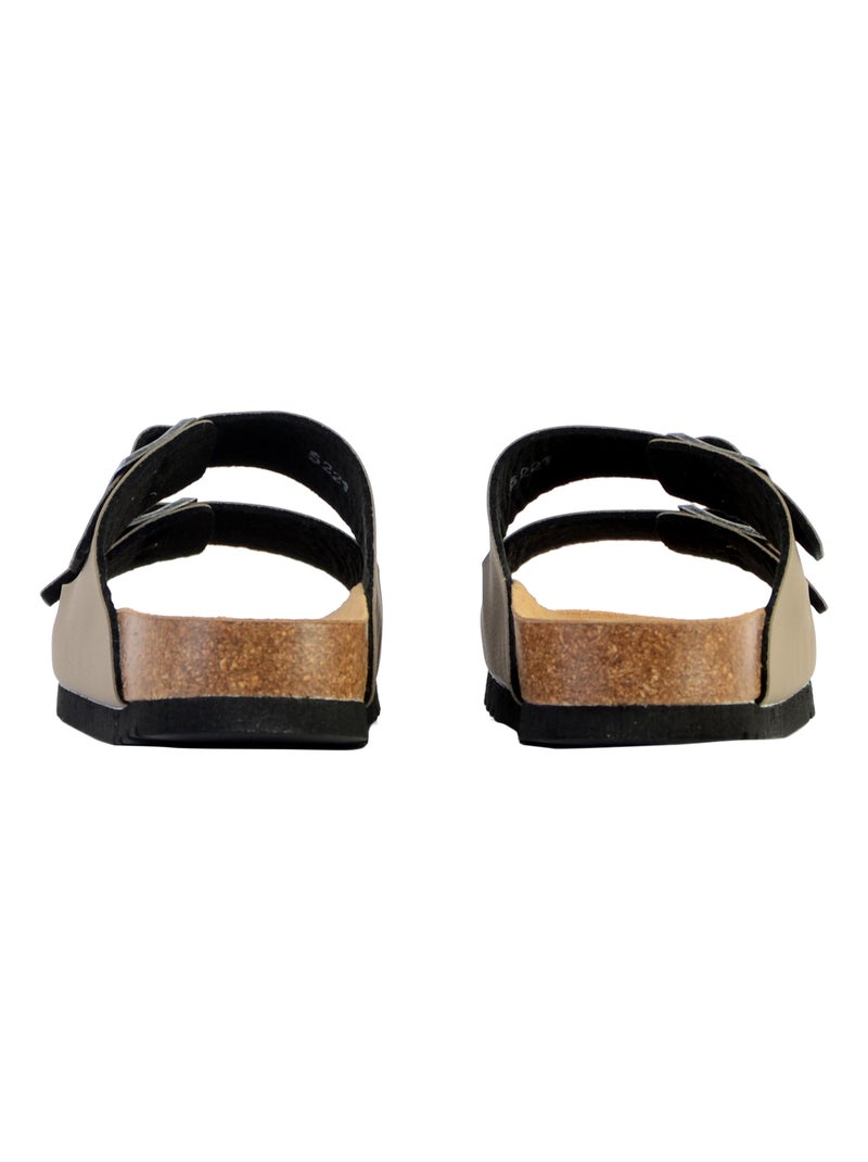 Mules à Enfiler Scholl Josephine Taupe - Kiabi