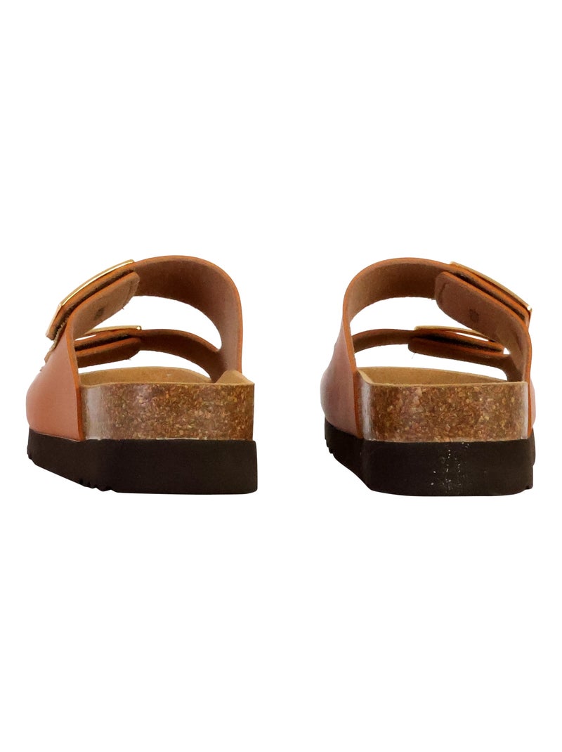 Mules à Enfiler Scholl Monterey 2 Straps Camel - Kiabi