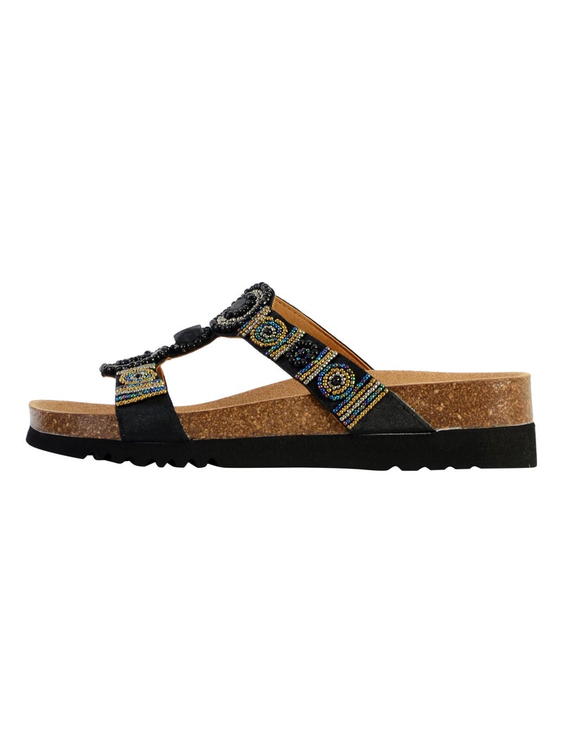 Mules à Enfiler Scholl New Bogota'Wedge Noir - Kiabi