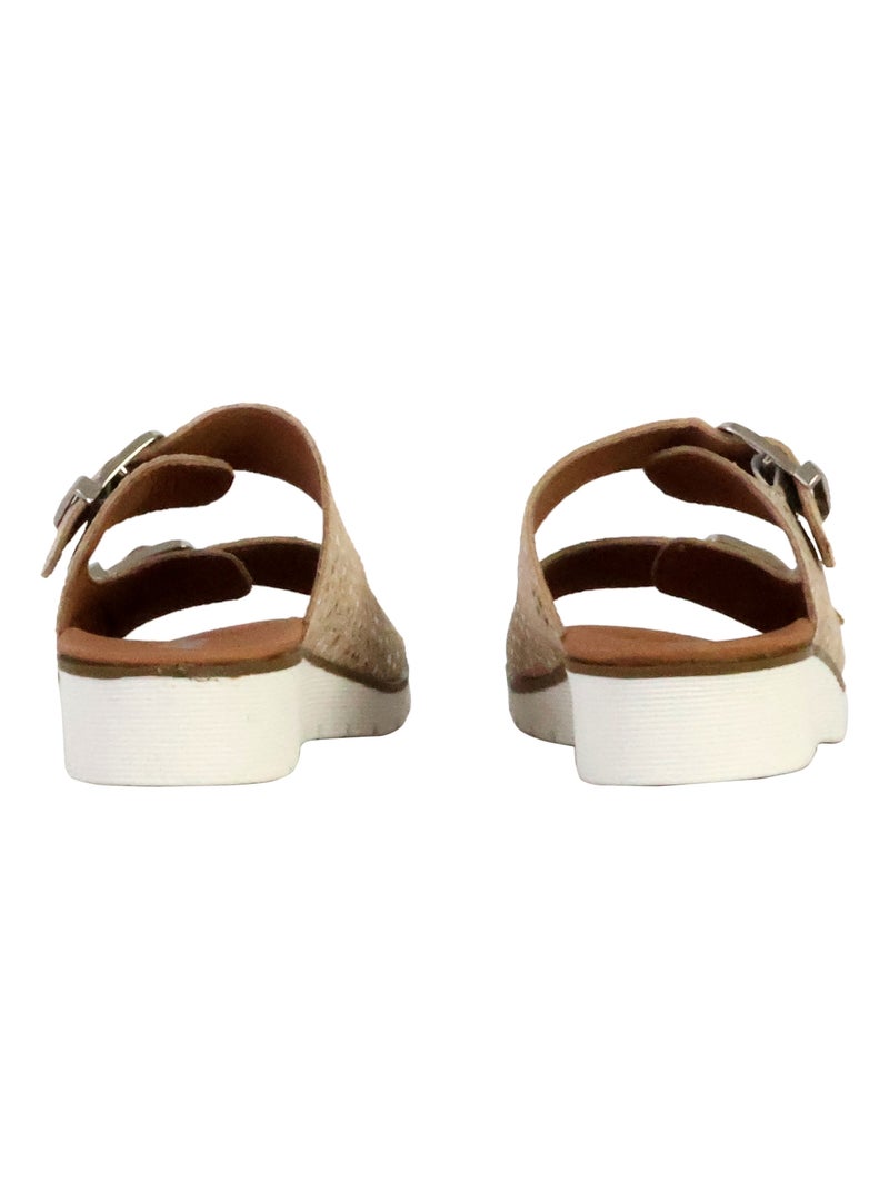 Mules à Enfiler The Divine Factory Alénoa Taupe - Kiabi