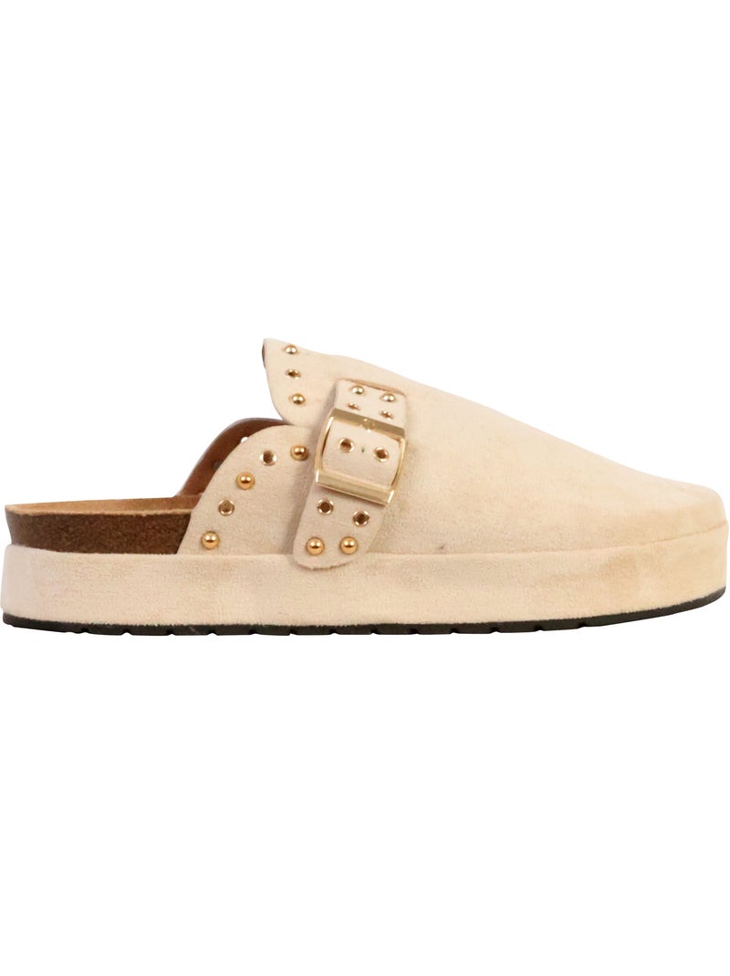 Mules à Enfiler The Divine Factory Beige - Kiabi