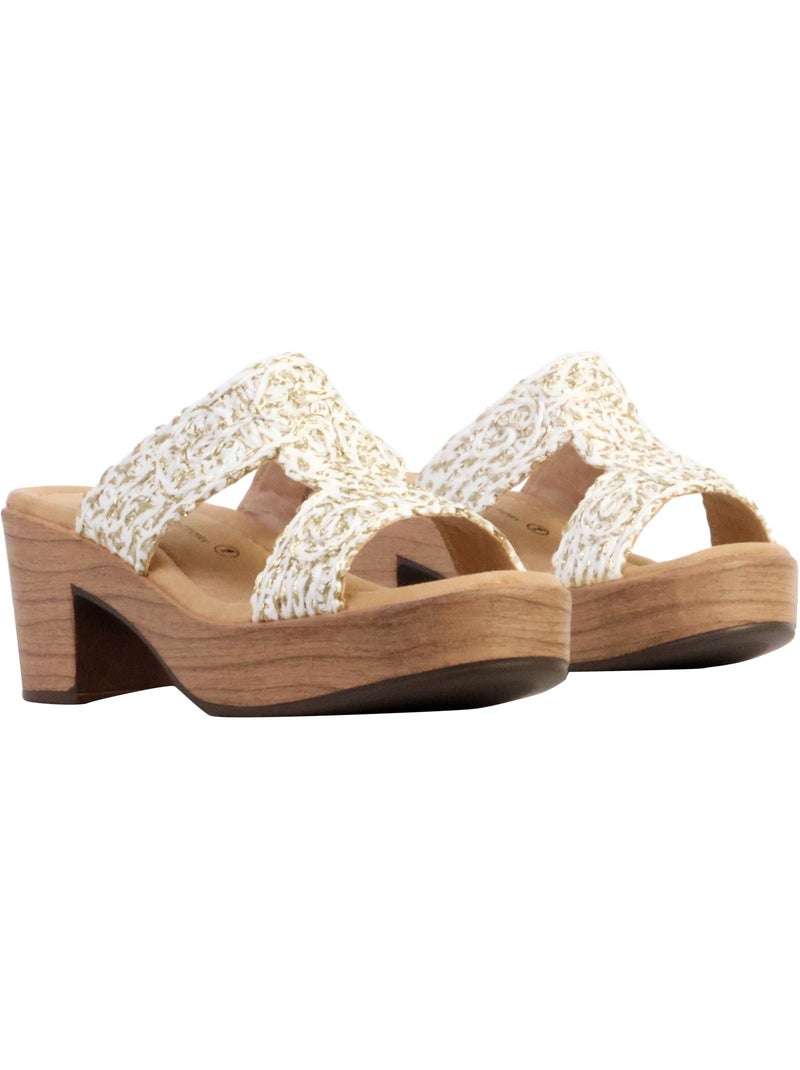 Mules à Enfiler The Divine Factory Beige - Kiabi