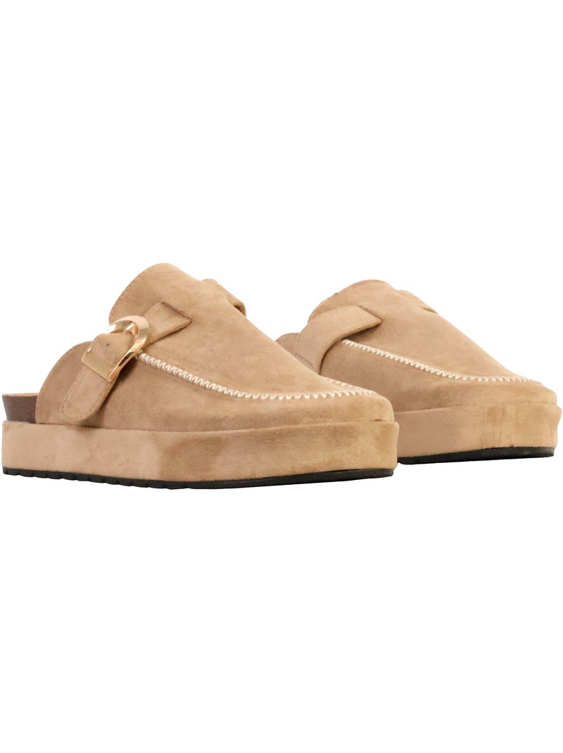 Mules à Enfiler The Divine Factory Beige - Kiabi