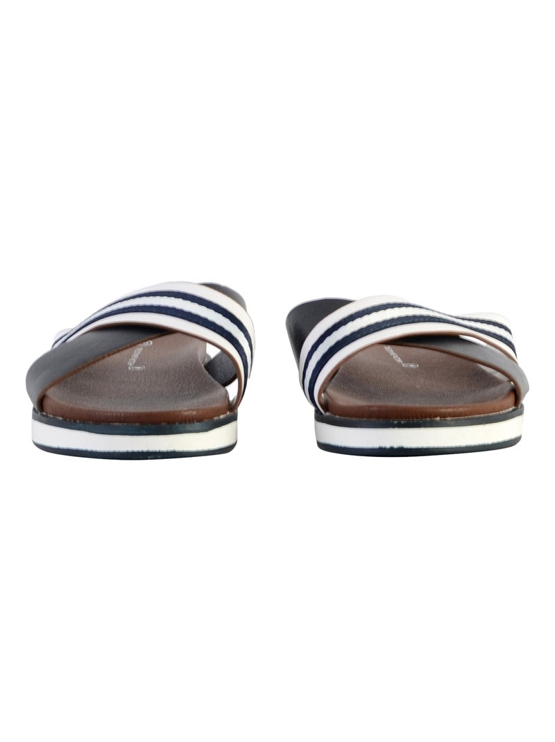 Mules à Enfiler The Divine Factory Bleu marine - Kiabi