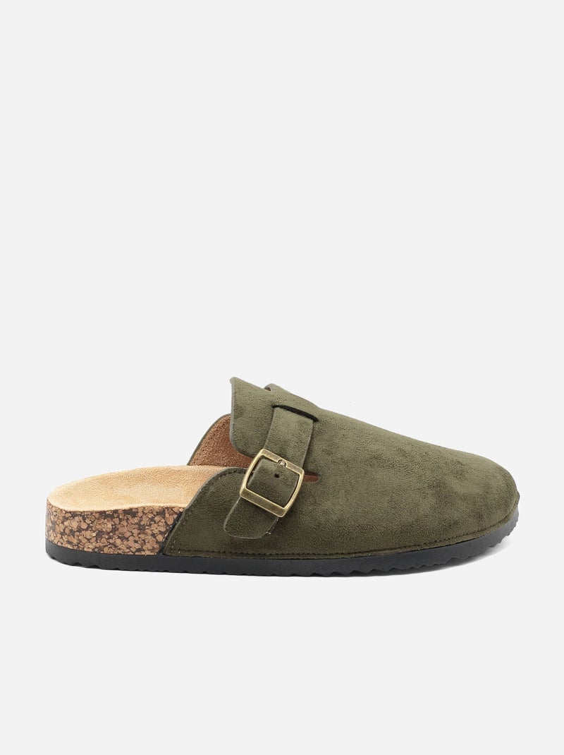 Mules à enfiler Vert - Kiabi
