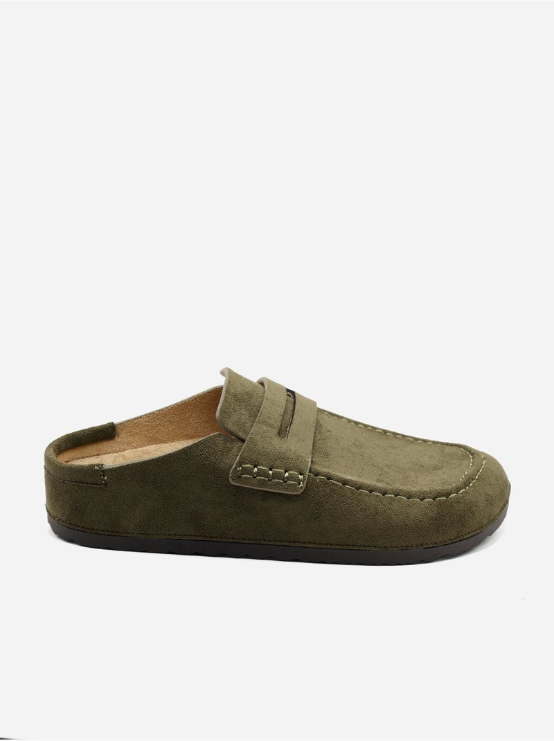 Mules à enfiler Vert - Kiabi