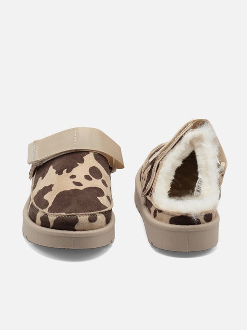 Mules à fausse fourrure - C M - Kiabi