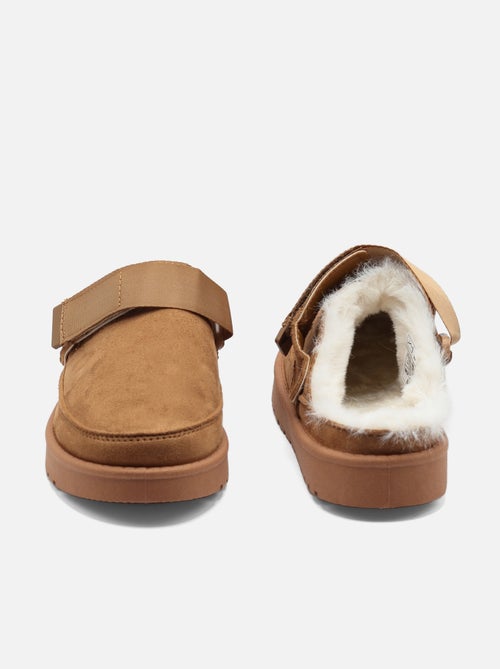 Mules à fausse fourrure - C M - Kiabi