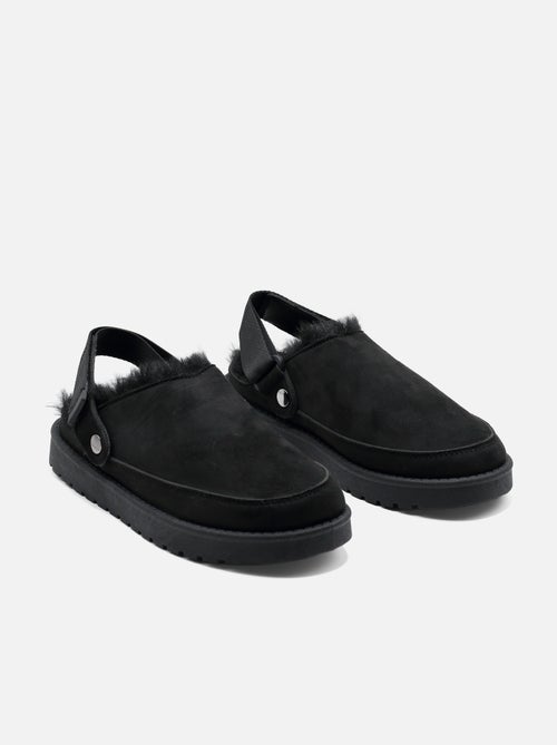 Mules à fausse fourrure - C M - Kiabi