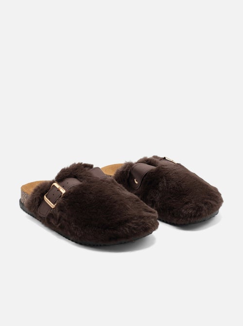 Mules à fausse fourrure - Kiabi Mules à fausse fourrure - Kiabi