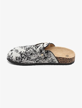 Mules à motif - C M