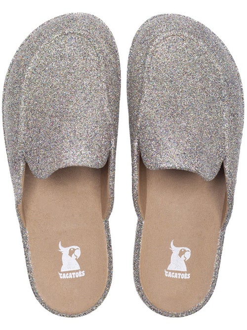 Mules à paillette Femme - Kiabi