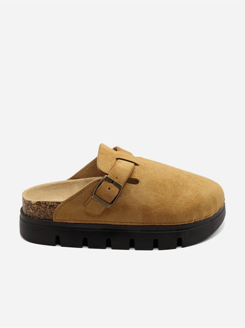Mules à plateforme Camel - Kiabi