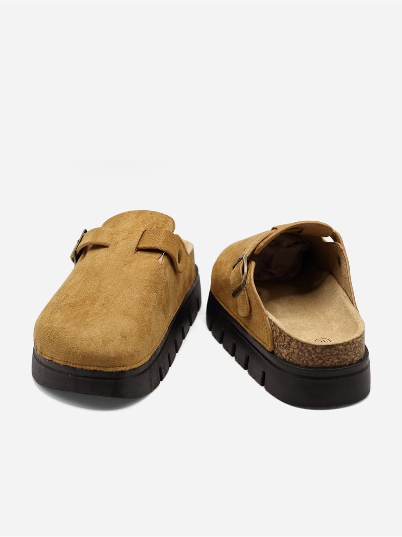 Mules à plateforme Camel - Kiabi