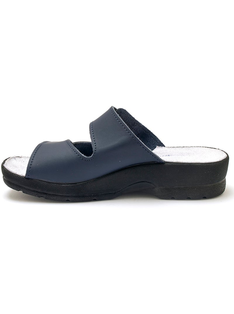 Mules à scratch - PEDICONFORT Bleu marine - Kiabi