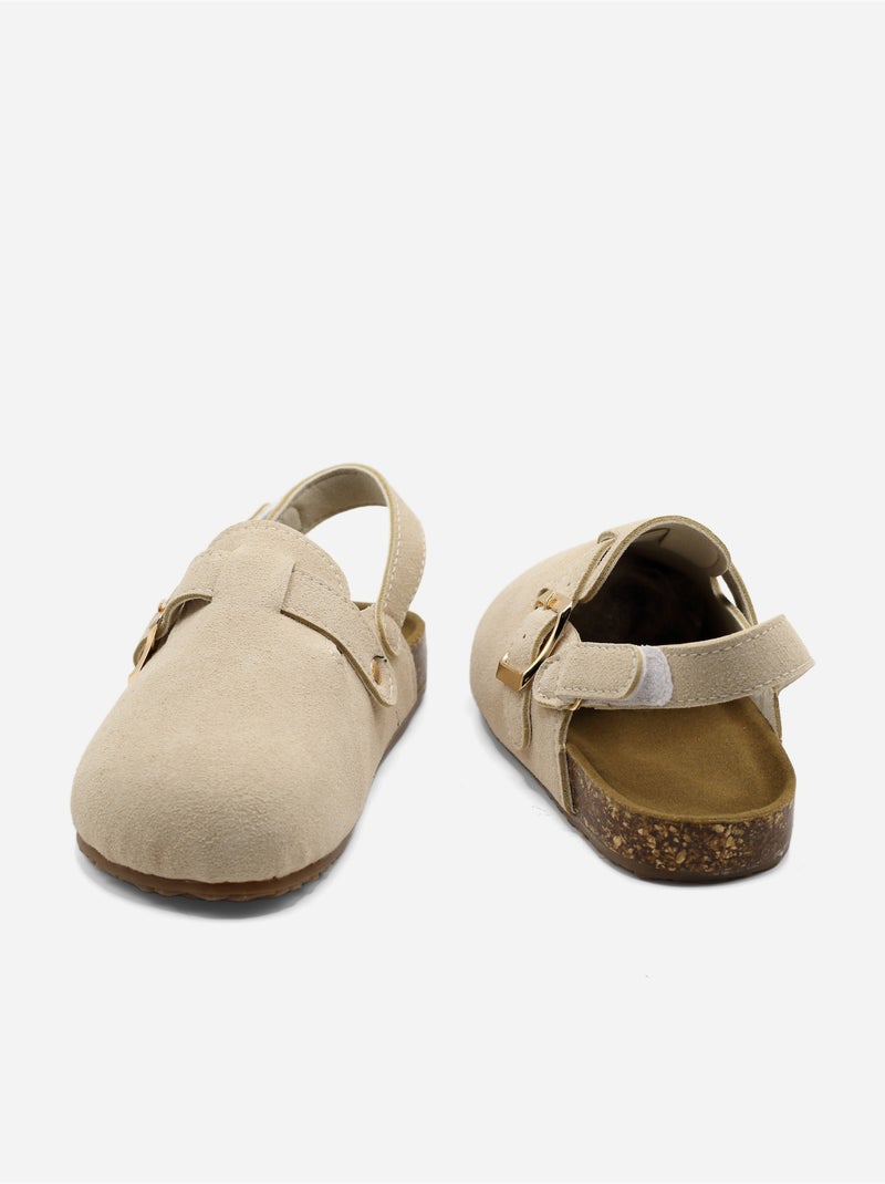 Mules à scratch Beige - Kiabi