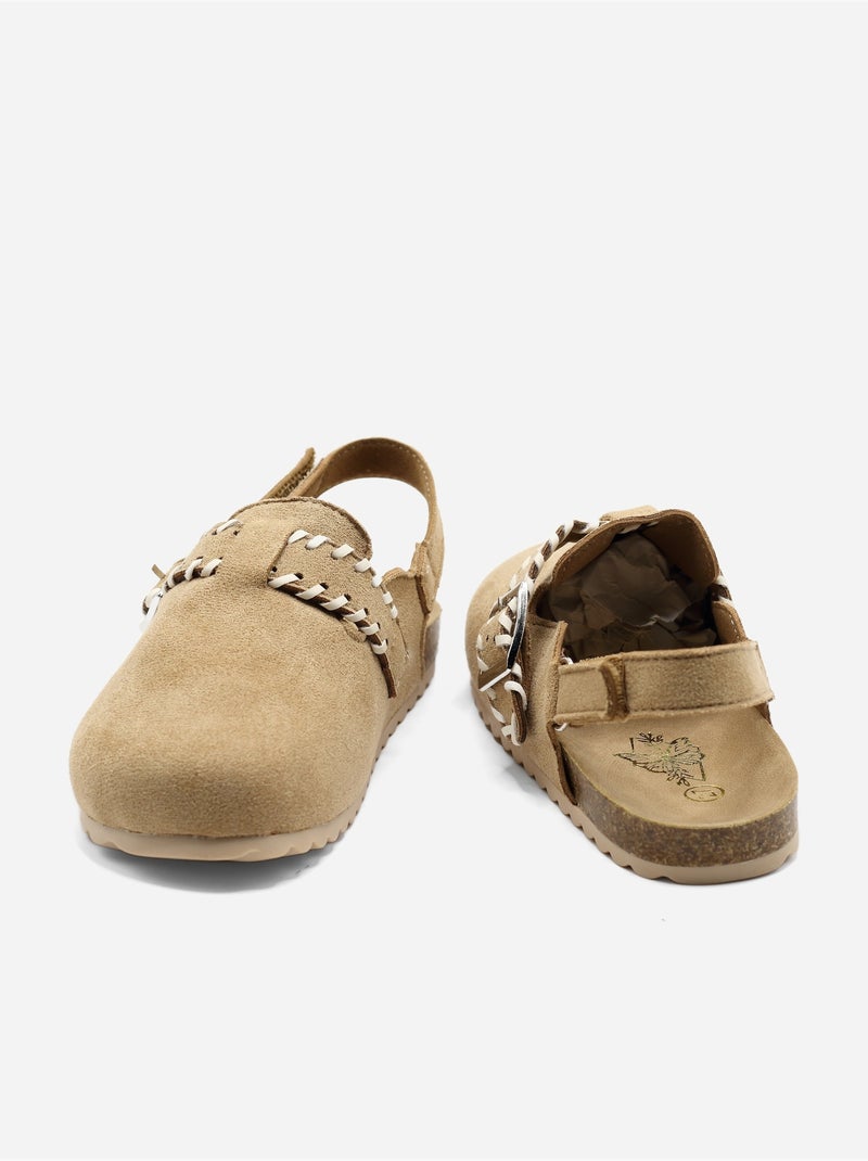 Mules à scratch Beige - Kiabi