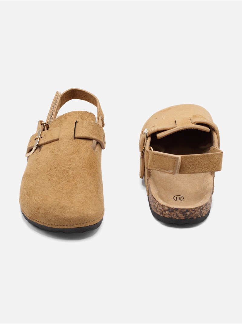 Mules à scratch Camel - Kiabi