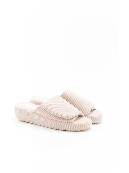 Mules à scratch compensées - Damart - Kiabi